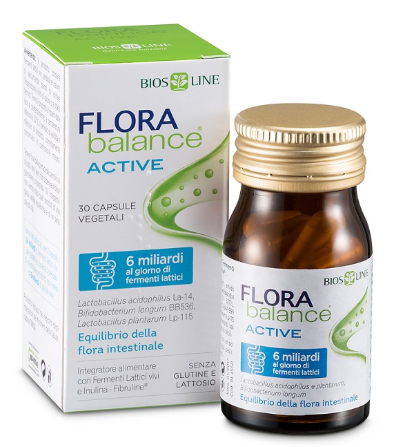 BIOSLINE FLORABALANCE ACTIVE 30 CAPSULE VEGETALI - Farmadillo