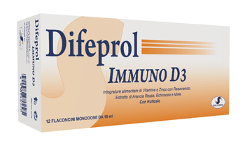 DIFEPROL IMMUNO D3 12 FLACONCINI DA 10 ML - Farmadillo