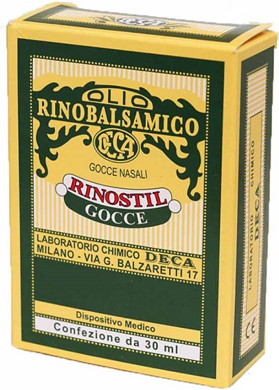 RINOSTIL GOCCE NASALI FLACONE 30ML OLIO RINOBALSAMICO PER LAPROTEZIONE DELLA MUCOSA NASALE E LA PULIZIA DELLE FOSSE NASALI - Farmadillo