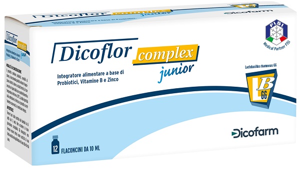 DICOFLOR COMPLEX JUNIOR 12 FLACONI DA 10 ML - Farmadillo