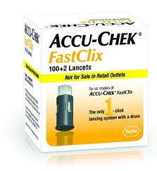 LANCETTE PUNGIDITO ACCU-CHEK FASTCLIX 100 + 2 PEZZI - Farmadillo