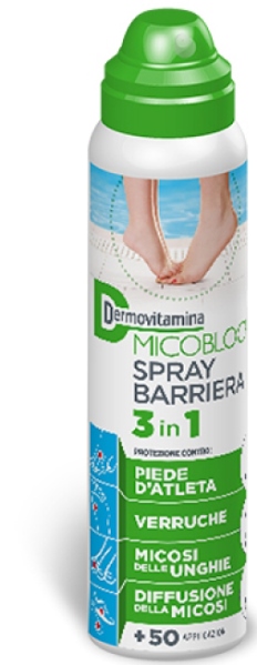 DERMOVITAMINA MICOBLOCK SPRAY BARRIERA 3 IN 1 PIEDE D'ATLETA 100 ML - Farmadillo