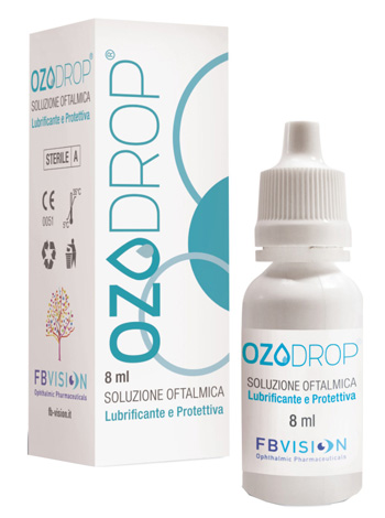 OZODROP LIPOZONEYE SOLUZIONE OFTALMICA BASE DI OLIO OZONIZZATO IN FOSFOLIPIDI 8 ML - Farmadillo