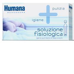 HUMANA SOLUZIONE FISIOLOGICA MONODOSE, 20 FLACONCINI DA 5ML - Farmadillo