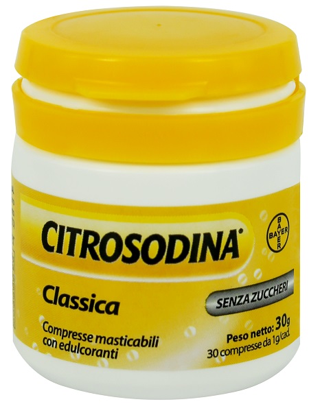 CITROSODINA CLASSICA 30 COMPRESSE MASTICABILI - Farmadillo