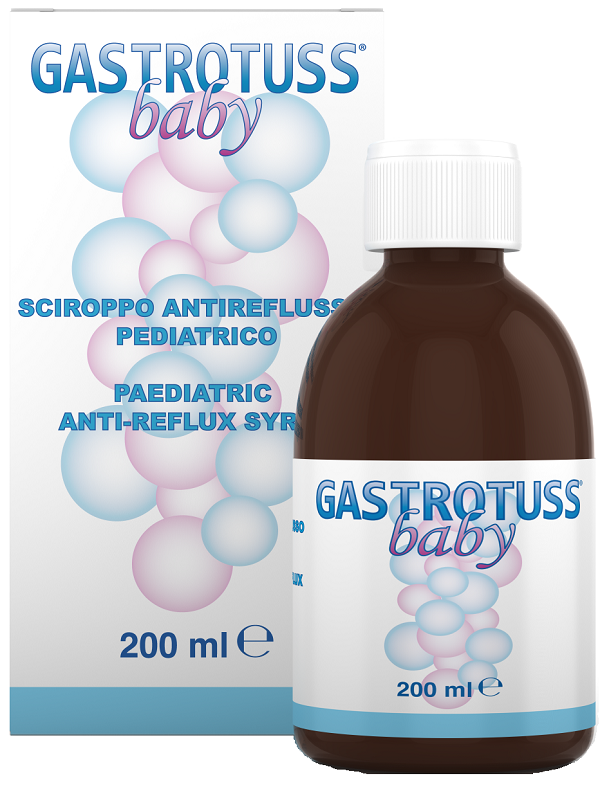 BABY SCIROPPO ANTIREFLUSSO GASTROTUSS 200 ML - Farmadillo