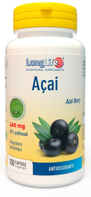 LONGLIFE ACAI 100 CAPSULE VEGETALI - Farmadillo