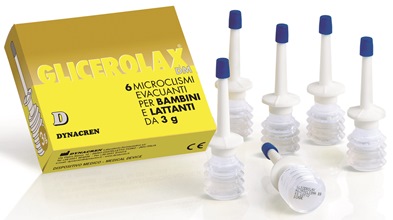 GLICEROLAX BAMBINI E LATTANTI MICROCLISMI EVACUANTI 6 PEZZI X 3 G CONTIENE AMIDO DI RISO - Farmadillo