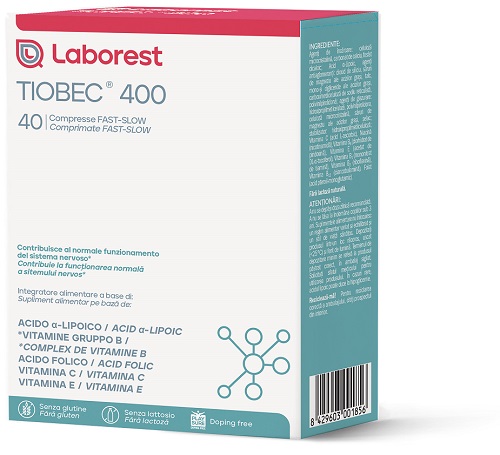 TIOBEC 400 40 COMPRESSE FAST-SLOW DA 1,28 G - Farmadillo