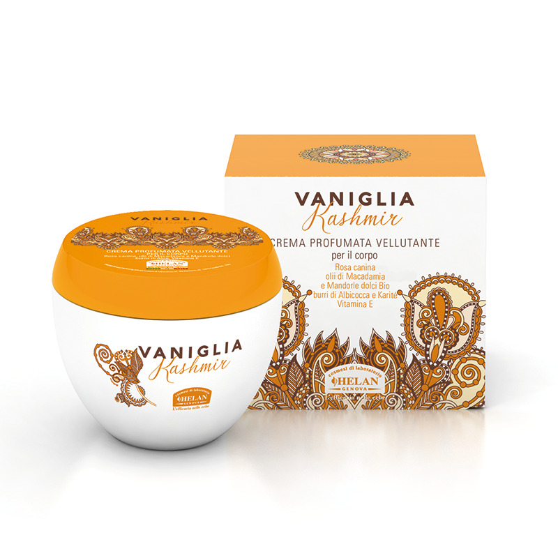 VANIGLIA KASHMIR CREMA PROFUMATA VELLUTANTE PER IL CORPO 200 ML - Farmadillo