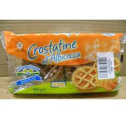 HAPPY FARM CROSTATA DI ALBICOCCHE SENZA GLUTINE 180 G - Farmadillo