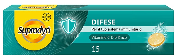 SUPRADYN DIFESE 15 COMPRESSE EFFERVESCENTI - Farmadillo