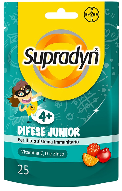 SUPRADYN DIFESE JUNIOR 25 CARAMELLE GOMMOSE - Farmadillo