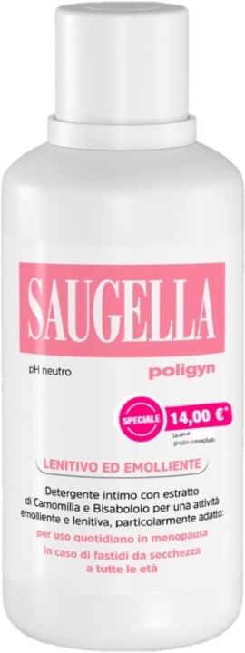 SAUGELLA POLIGYN PH NEUTRO LENITIVO ED EMOLLIENTE 500 ML TAGLIO PREZZO - Farmadillo