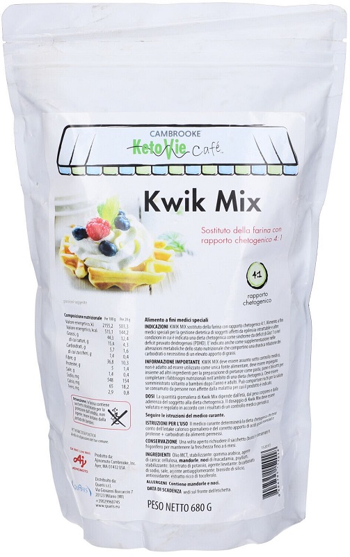 KETOVIE CAFE' KWIK MIX SOSTITUTO FARINA 680 G - Farmadillo