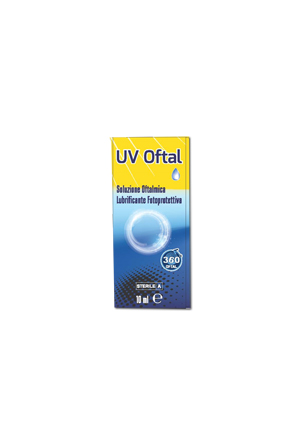 UV OFTAL SOLUZIONE OFTALMICA LUBRIFICANTE FOTOPROTETTIVA 10 ML - Farmadillo