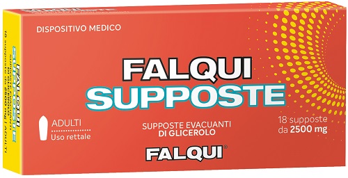 SUPPOSTE FALQUI 18 SUPPOSTE CON GLICERINA 2500MG ADULTI - Farmadillo