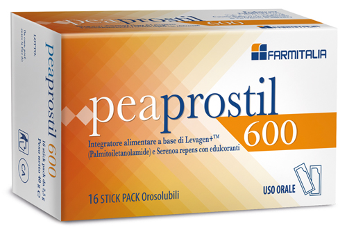PEAPROSTIL 600 16 STICK PACK OROSOLUBILI - Farmadillo