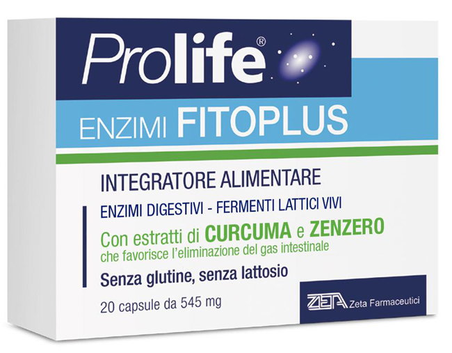 PROLIFE ENZIMI FITOPLUS 20 CAPSULE - Farmadillo