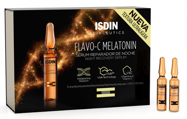 ISDINCEUTICS FLAVO C MELATONIN 10 FIALE - Farmadillo