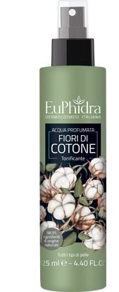 EUPHIDRA ACQUA PROFUMATA COTONE IN FLACONE CON ETICHETTA POMPA SPRAY - Farmadillo
