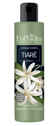 EUPHIDRA CREMA CORPO IDRATANTE TIARE' IN FLACONE CON ETICHETTA - Farmadillo