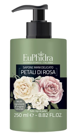 EUPHIDRA SAPONE LIQUIDO MANI ROSA IN FLACONE CON ETICHETTA DISPENSER - Farmadillo