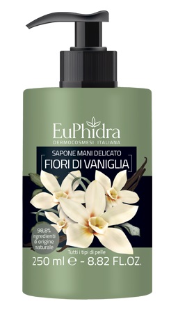 EUPHIDRA SAPONE LIQUIDO MANI VANIGLIA IN FLACONE CON ETICHETTA DISPENSER - Farmadillo