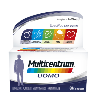 MULTICENTRUM UOMO 60 COMPRESSE - Farmadillo