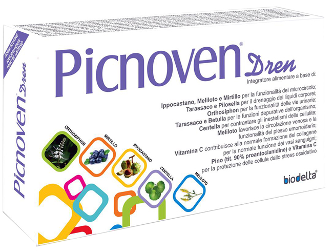 PICNOVEN DREN 50 COMPRESSE 31 G - Farmadillo