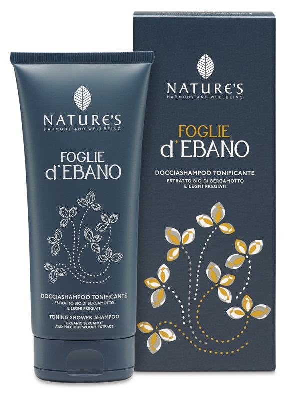 NATURE'S FOGLIE D'EBANO DOCCIA SHAMPOO TONIFICANTE 200 ML - Farmadillo