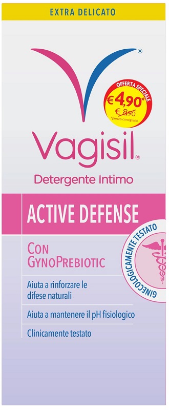 VAGISIL DETERGENTE GYNOPREBIOTIC 250 ML OFFERTA SPECIALE - Farmadillo