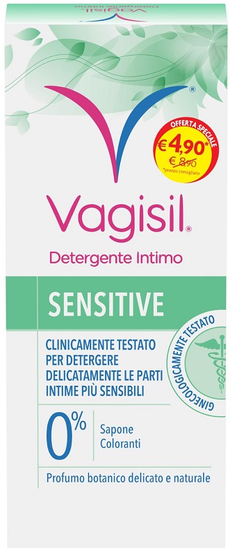 VAGISIL DETERGENTE SENSITIVE 250 ML + 75 ML OFFERTA SPECIALE - Farmadillo