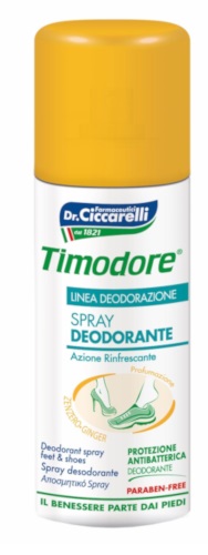 TIMODORE SPRAY DEODORANTE ALLO ZENZERO 150 ML - Farmadillo