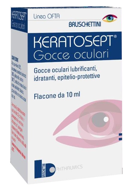 GOCCE OCULARI KERATOSEPT 10 ML - Farmadillo