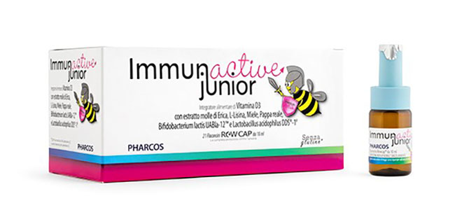 IMMUNACTIVE JUNIOR PHARCOS 21 FIALE 10 ML - Farmadillo
