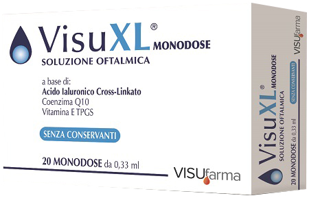 SOLUZIONE OFTALMICA VISUXL 20 CONTENITORI MONODOSE 0,33 ML - Farmadillo