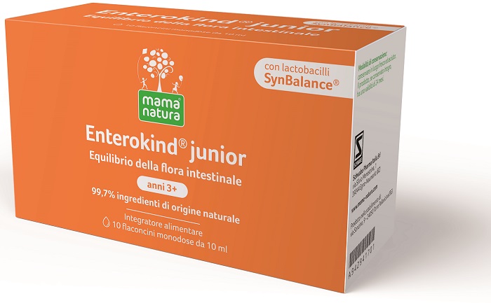 MAMA NATURA ENTEROKIND JUNIOR 10 FLACONCINI 10 ML - Farmadillo