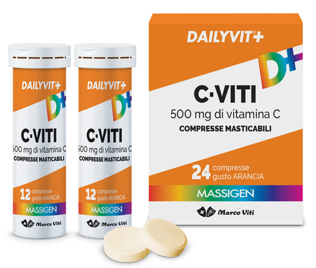 C VITI 500 MG 24 COMPRESSE MASTICABILI - Farmadillo