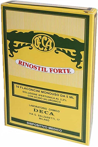 RINOSTIL FORTE SOLUZIONE IPERTONICA 10 FLACONCINI MONOUSO DA 5 ML - Farmadillo