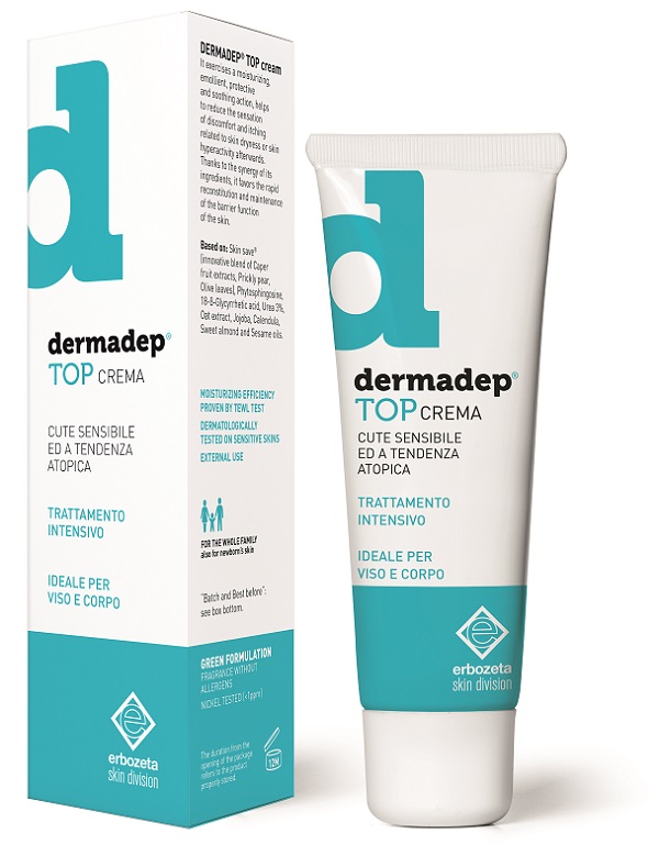 DERMADEP TOP CREMA CUTE SENSIBILE E A TENDENZA ATOPICA TRATTAMENTO INTENSIVO 50 ML - Farmadillo