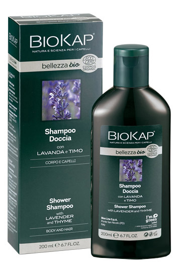 BIOKAP BELLEZZA BIO SHAMPOO DOCCIA COSMOS ECOCERT 200 ML BIOSLINE - Farmadillo