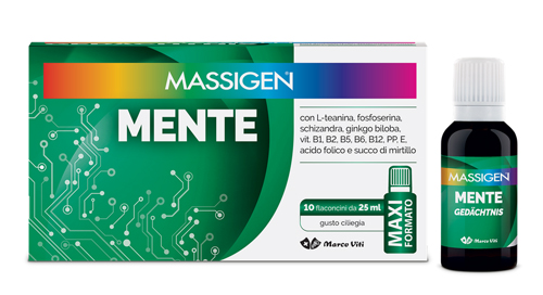 MASSIGEN MENTE 10 FLACONI DA 25 ML - Farmadillo