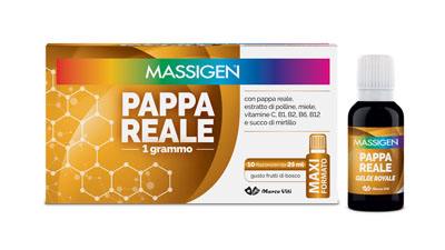 MASSIGEN PAPPA REALE 10 FLACONI DA 25 ML - Farmadillo