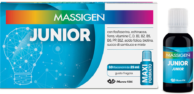 MASSIGEN JUNIOR 10 FLACONI DA 25 ML - Farmadillo