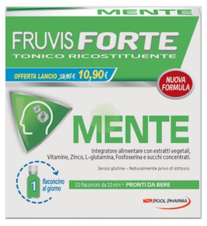 FRUVIS FORTE MENTE 10 FLACONCINI DA 10 ML - Farmadillo