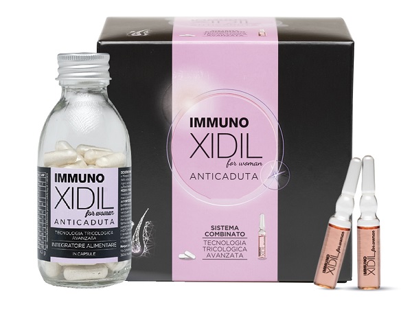 IMMUNOXIDIL DONNA KIT 60 CAPSULE + 15 FIALE - Farmadillo