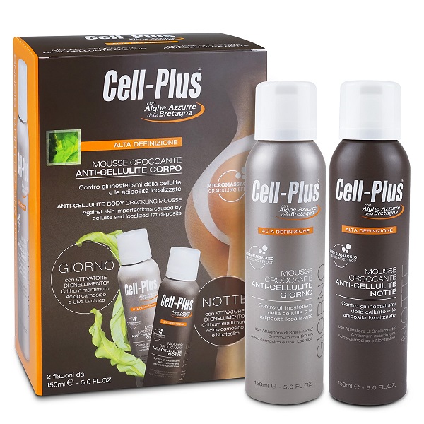 CELL PLUS ALTA DEFINIZIONE MOUSSE CROCCANTE GIORNO E NOTTE EDIZIONE LIMITATA 150 ML X 2 - Farmadillo