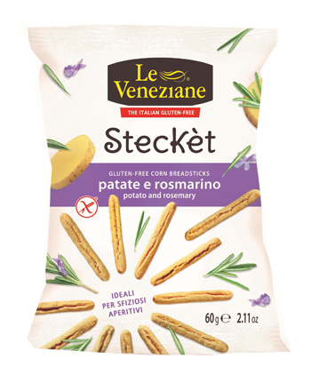 LE VENEZIANE STECKET PATATE ROSMARINO 60 G - Farmadillo