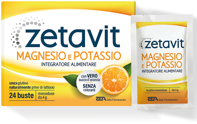 ZETAVIT MAGNESIO POTASSIO 24 BUSTINE DA 4 G - Farmadillo